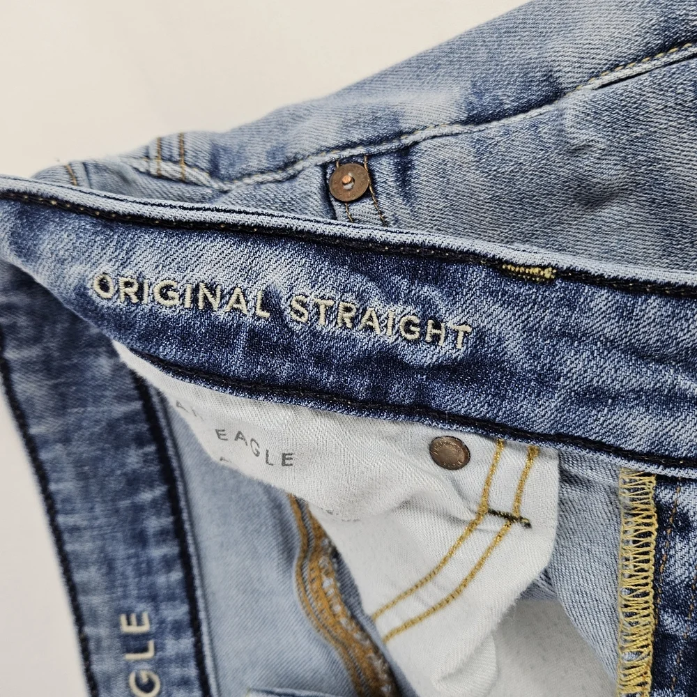 American Eagle original straight leg jeans size 33 × 32